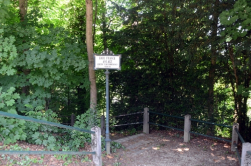 Erinnerungstafel  Franck