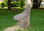 Skulptur "Sitzender Bär"