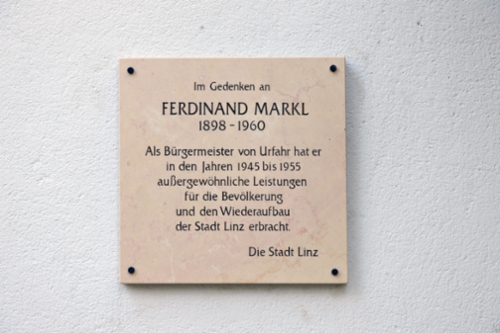 Gedenktafel Ferdinand Markl