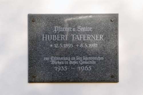 Gedenktafel Hubert Taferner