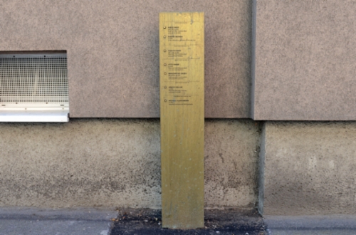 Stele Goethestraße
