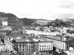 Blick vom Turm der Stadtpfarrkirche vor der NS-Zeit