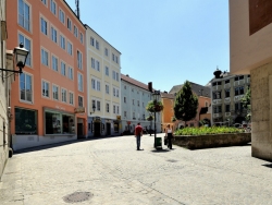 Foto der Hahnengasse im Jahr 2010 mit Blick auf den Alten Markt