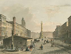 Hauptplatz um 1840
