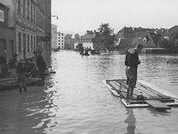 Hochwasser 1954 Honauerstraße