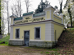 Foto: Archiv der Stadt Linz Aktuelles Foto des Wasserwerks in Urfahr