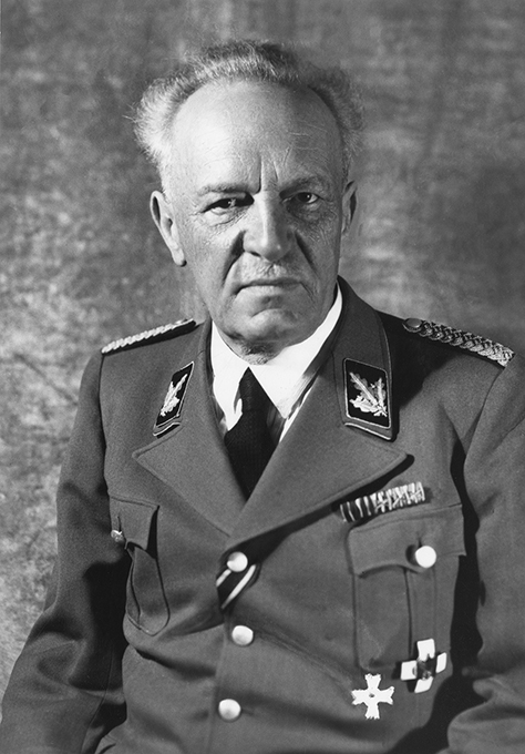 Porträt Franz Langoth als SS-Brigadeführer