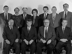 Gruppenfoto vom Stadtsenat im Jahr 1991