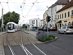 Foto der Straßenbahnstation Ebelsberg-Ort