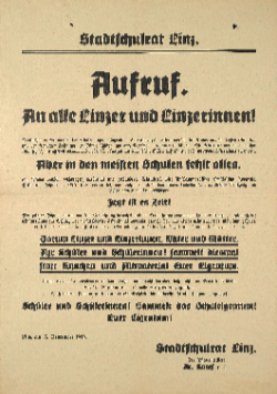 Aufruf zur Rückbringung Schuleigentums