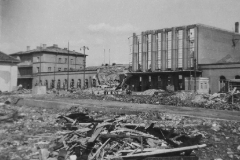 Bombenschäden am Linzer Hauptbahnhof 1945