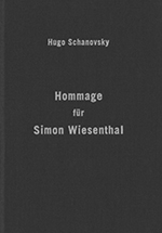 Foto: Archiv der Stadt Linz Buchcover der Publikation 'Hommage für Simon Wiesenthal'