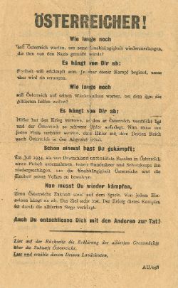 Foto: Archiv der Stadt Linz Österreich als erstes Opfer Hitlers