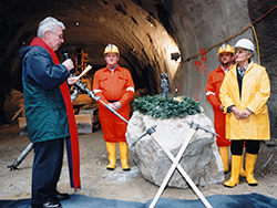 Foto: Stadtkommunikation Linz Tunnelanstich Wiener Straße