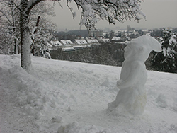 Winterlicher Hauptplatz