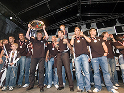 LASK-Feier am Hauptplatz