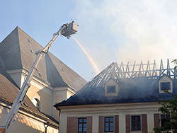 Brand des Landeskulturzentrums Ursulinenhof
