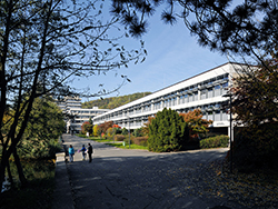 Luftaufnahme vom Krankenhausviertel