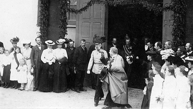 Foto: Archiv der Stadt Linz Kaiser Franz Josef zu Besuch in Linz