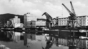 Foto: Archiv der Stadt Linz Hafenpanorama