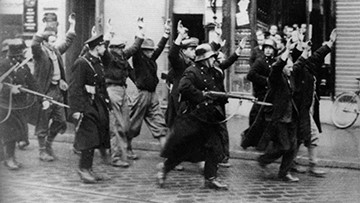 Foto: Archiv der Stadt Linz Verhaftung von Schutzbündlern