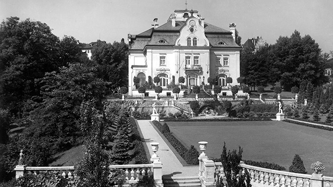 Foto: Archiv der Stadt Linz Guglvilla auf dem Bauernberg