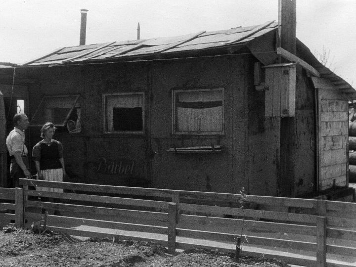 Foto: Archiv der Stadt Linz Notwohnungen Franckviertel