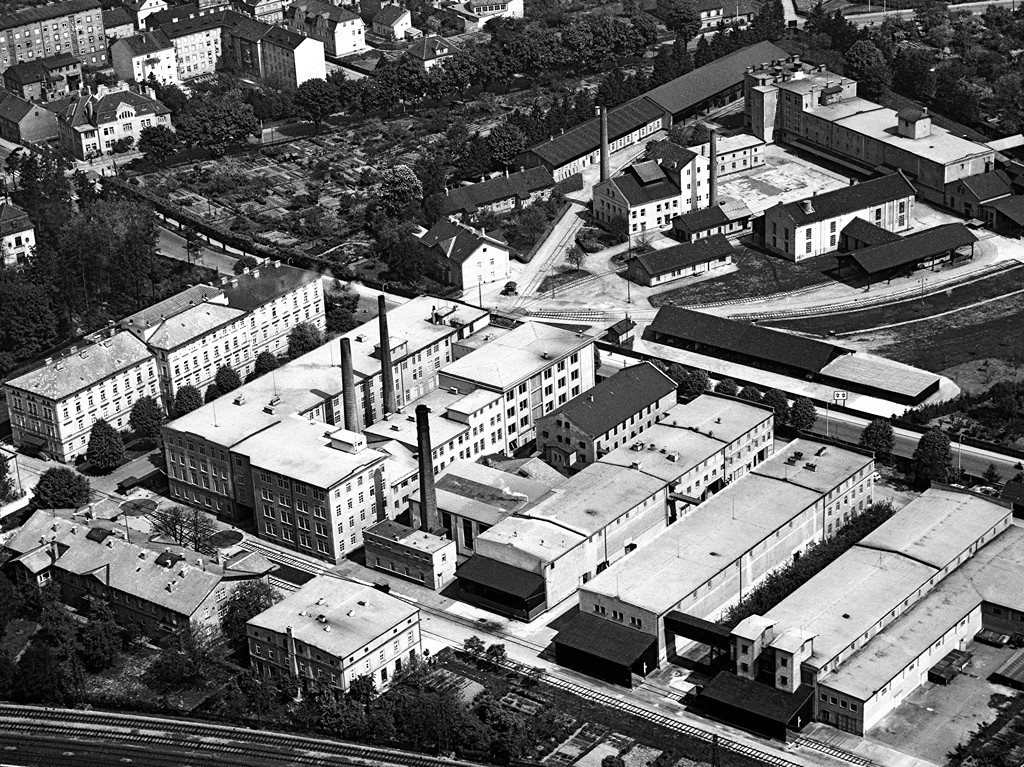 Foto: Archiv der Stadt Linz Franck Fabrik um 1960