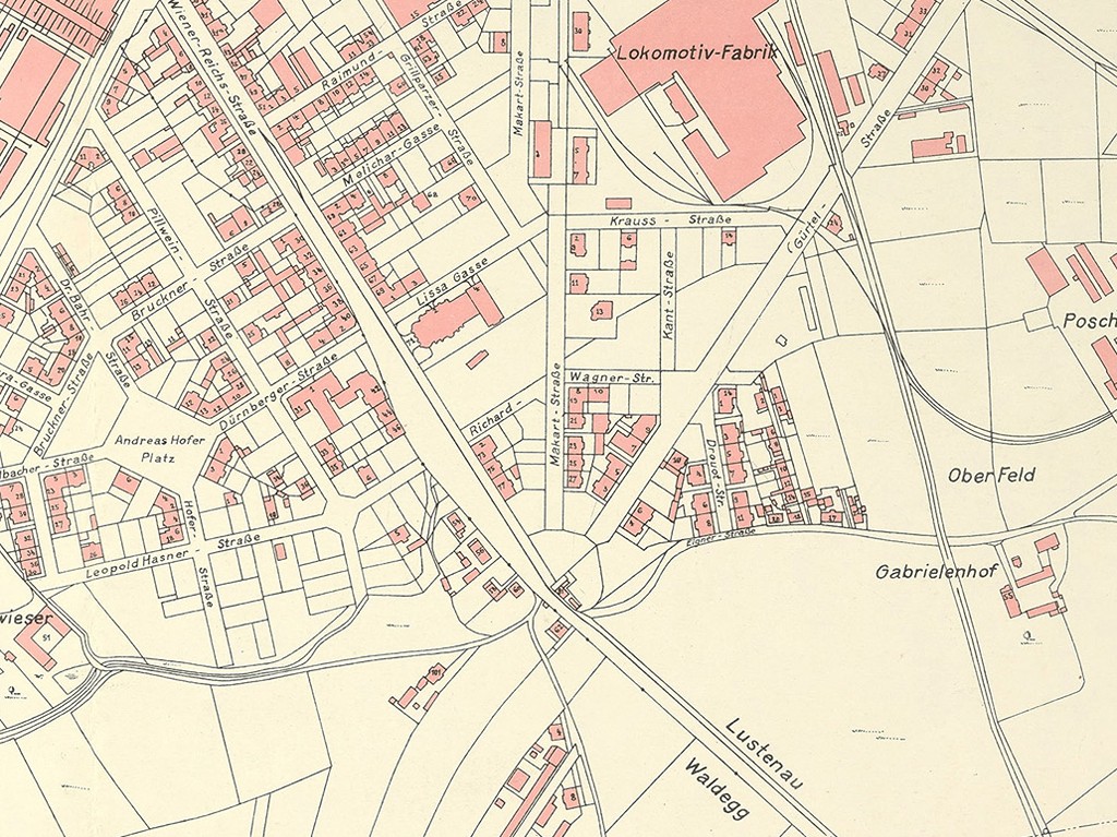 Foto: Archiv der Stadt Linz Der heute zentrale Bulgariplatz war 1926 erst im Entstehen.